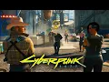 Lagu Cyberpunk 2077 - Gun Music Side Job (All Dialogue Choices) Scare off vs Anger Scavengers