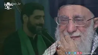 جان آقا سن قربان آقا مجید بنی فاطمه در محضر رهبرانقلاب اشک های رهبر 