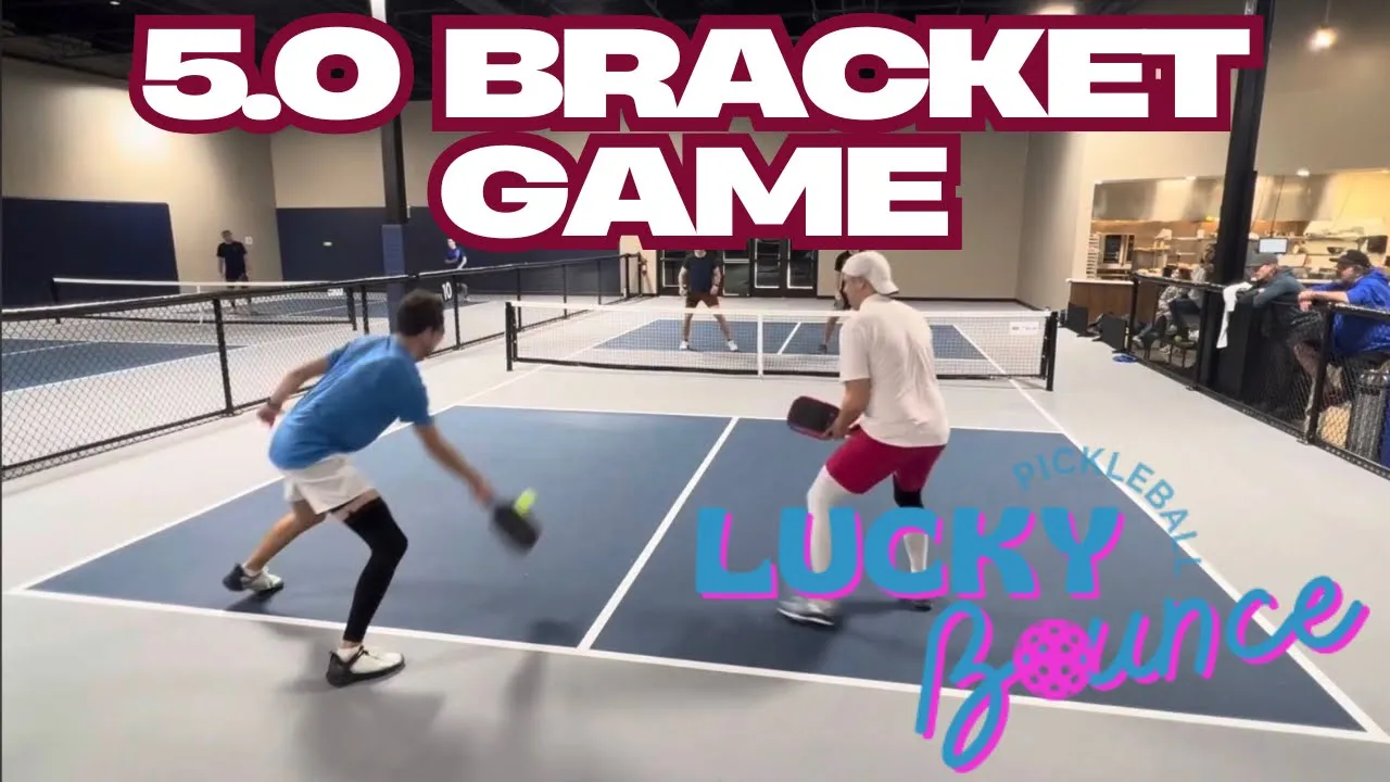 5.0 men’s doubles bracket game Mega Pickleball winter classic ￼tournament
