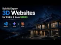 How to Create a 3D Website with Google Flow AI Cinematic LED Animation Tutorial