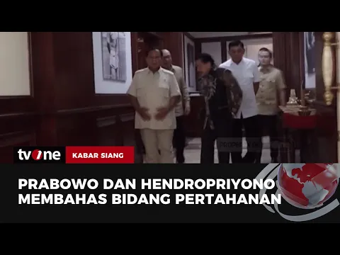 Momen Prabowo Terima Kunjungan  Jenderal TNI (Purn) A.M Hendropriyono
