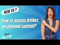 How To Access Britbox On Demand Content - Step by Step