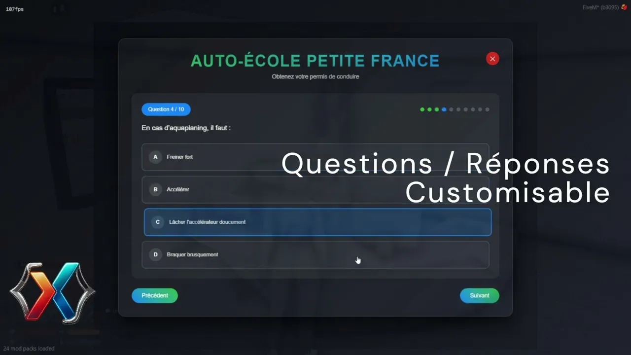 Driving School RP System – FiveM Driving Test Script