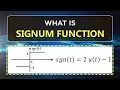 What is Signum Function Learn Signals and Systems ECE EEE Engineering