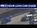 California police chase suspect leads pursuit across LA San Bernardino counties
