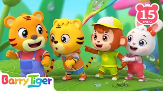 Roll Over Ten in the Cozy Bed 🛏️ | Counting Fun | Toddler Songs | BarryTiger