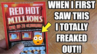 I ALMOST LOST IT NEW RED HOT MILLIONS LOTTERY TICKETS 