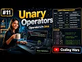 Unary Operators in Java Explained in Hindi Complete Tutorial for Beginners