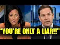 NBC Host STORMS OFF After Marco Rubio FACT CHECKS Her Trump LIES on live tv OMG