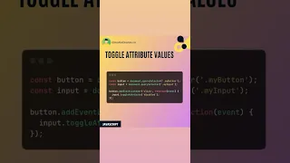 Javascript Toggle Attribute Values