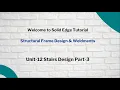 Unit-12 Stairs Design Part-3