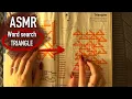Difficult TRIANGLE Word-search ASMR with clicky whispers