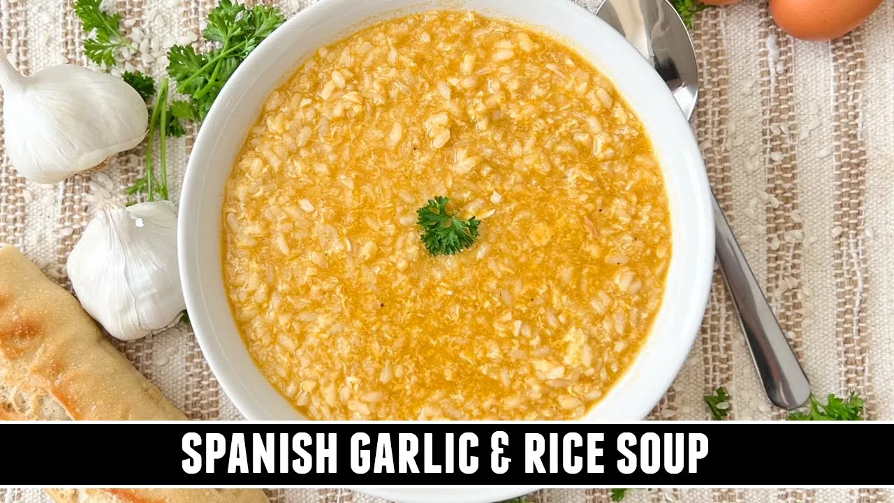 Creamy Garlic & Rice Soup   SERIOUSLY Good 30 Minute Recipe
