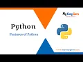 Lecture 2 Features of Python Features of Python programming language Python Tutorial