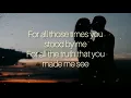 Download Lagu Because You Loved Me | Daniel Briones - Lyrics