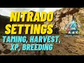 How to Set Up ARK Survival Ascended Nitrado Server Settings - Taming XP Harvest Breeding More