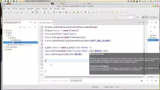 29 JAVA Swing GUI JLabel