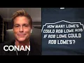 Rob Lowe Wants To Work With Lowe s CONAN on TBS