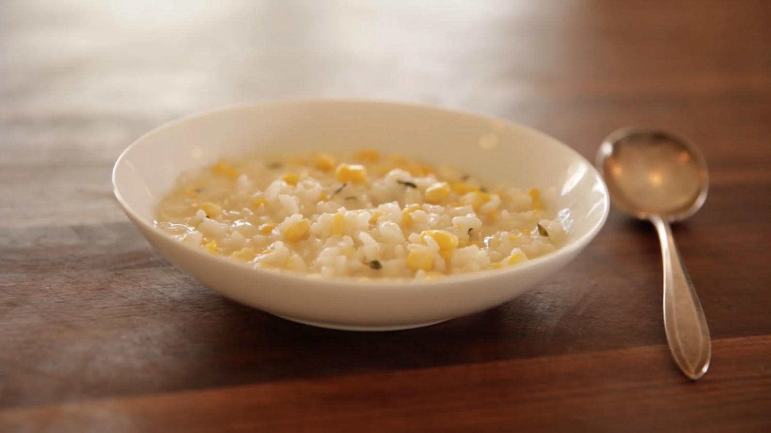 Corn Risotto with Sweet Corn Broth