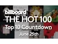 Download Lagu Official Billboard Hot 100 Top 10 June 25 2016 Countdown