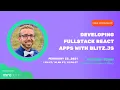 Developing fullstack React apps with Brandon Bayer creator of Blitz js
