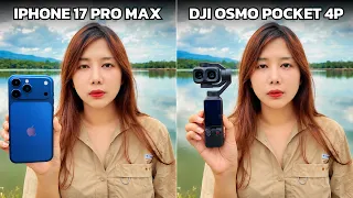 🇹🇭 กล้องใหม่ ! DJI Osmo Pocket 4P VS Iphone 17 Pro Max  พาเที่ยว ชายแดนพม่า !