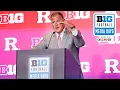 Rutgers HC Greg Schiano s the Season 2026 Big Ten Football Media Days