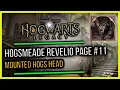 Hogsmeade Field Guide Revelio Pages Mounted Hogs Head