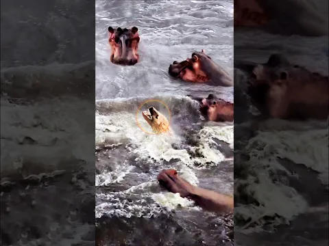 Why did hyena do that? The hippos are completely stunned