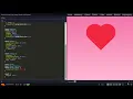 ASMR Programming - HEART EMOJI in HTML CSS
