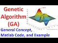 Genetic Algorithm General Concept Matlab Code and Example