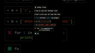 Python Tutorial for Beginners How to Loop over Multiple Lists