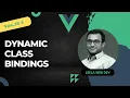 9 Dynamic Class Bindings in Vue 3