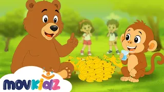 Bandar Mama and Kola | বাঁদর মামা পেল একটা কলার কাঁদি | Bengali Rhymes | movkidz Bagla Cartoon