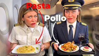 Por qué los PILOTOS comen COMIDAS DISTINTAS en el AVIÓN