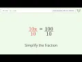 Linear equation with one unknown Solve 10x 100 step-by-step solution