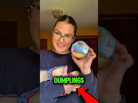 Her Last Dumpling Had a HUGE Surprise! 🤯🫣 #shorts #mysterydumpling #unboxing