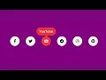 Social Media Buttons with Tooltip on Hover using HTML CSS only