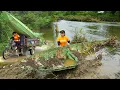 Download Lagu Girl harvesting corn discovers a boat submerged by floodwaters. Restore the boat completely