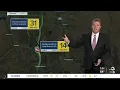 1 lane open on SB I-25 past rollover in Castle Rock delays from Castle Pines