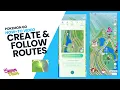 Routes in Pokemon GO How to CREATE FOLLOW
