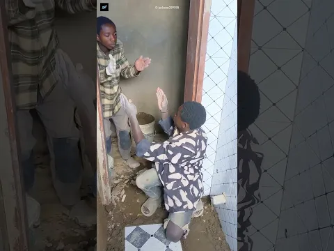 😱 He Measured the Tile With Just His Hand… Perfect Fit! 🔥 #Shorts