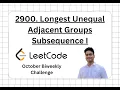 2900 Longest Unequal Adjacent Groups Subsequence I