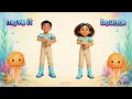 Ocean Dance Song for Kids🐬 | School Program Dance for Kids | Sea Animal Song