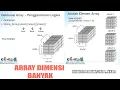 ARRAY DIMENSI BANYAK