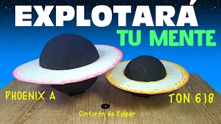 ✅Hice esta Comparación INCREIBLE 🌌TON 618 vs Phoenix A vs Sistema solar😱