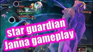 League of Legends star guardian Janna full gameplay