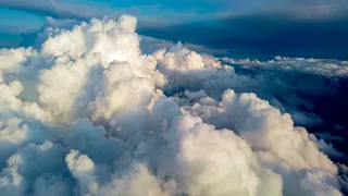 Flying Through Clouds 4K U Amazing Nature Screensaver No Sound