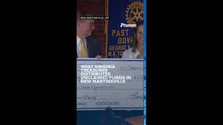 West Virginia treasurer distributes unclaimed funds in New Martinsville
