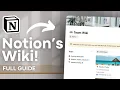 How to Create a Wiki in Notion Full Guide Tutorial